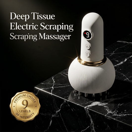 Elektrische massager voor diepe weefselmassage met schraaptechniek