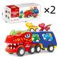 🦕🚛 50% KORTING! Alsof Jurassic Park op je vloer landt! Dubbeldekker dino-truck met brullende geluiden, flitsende lichten & 6 mini-voertuigen. Het grootste avontuur dat je kind ooit ziet!