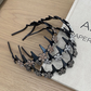 💎👸Set met golvende kristallen haarbanden - Lichtgewicht, antislip, meisjesachtig en vrouwelijk haaraccessoire, sprankelende, met kristallen versierde golvende haarband voor bruiloften en dagelijks gebruik, meisjesachtige en vrouwelijke artikelen