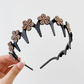 💎👸Set met golvende kristallen haarbanden - Lichtgewicht, antislip, meisjesachtig en vrouwelijk haaraccessoire, sprankelende, met kristallen versierde golvende haarband voor bruiloften en dagelijks gebruik, meisjesachtige en vrouwelijke artikelen