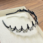 💎👸Set met golvende kristallen haarbanden - Lichtgewicht, antislip, meisjesachtig en vrouwelijk haaraccessoire, sprankelende, met kristallen versierde golvende haarband voor bruiloften en dagelijks gebruik, meisjesachtige en vrouwelijke artikelen