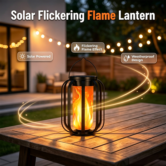 🏮✨ 50% KORTING! Warm, flikkerend vlammenspel op zonne-energie. Waterdicht, automatisch aan in het donker, en perfect voor pad, terras of camping – hang op of zet neer, altijd sfeer.