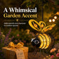 🐝🧡 TIJDELIJK 50% KORTING! Deze bij met kralen hartvleugels en warme oranje gloed steelt de show in elke tuin. Hang 'm aan het hek, de muur, of in de kinderkamer – weerbestendig, vervaagt nooit, en cadeau-waardig!