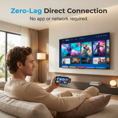 📺⚡ Premium magnetische draadloze HDMI-zender & ontvanger – 50 m bereik, point-to-point, geen wifi/app, tot 8 zenders, 1-klik rotatie, HDMI/VGA/3,5 mm.