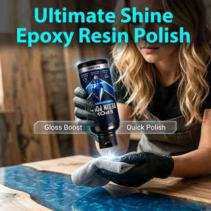 💎🚫 50% KORTING! Stop met je ergeren aan die doffe plekken en krassen! Dit polijstmiddel tovert je epoxy project terug naar showroomglans – dieper dan de oceaan, helderder dan glas!