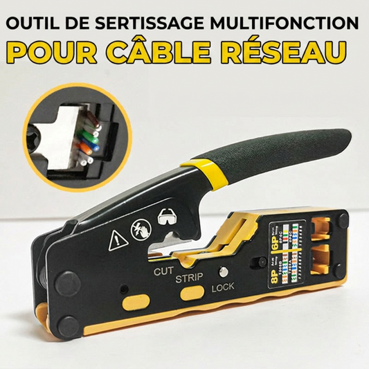 🌐👶 50% KORTING! Stop met het verpesten van dure RJ45-connectoren! Deze multifunctionele krimptang met kleurcodes en doorvoer-constructie perst elke kabel perfect vast – zelfs als je nog nooit een kabel hebt gemaakt!