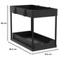 🛁➡️👑 50% KORTING! Stop met het zoeken naar dat ene flesje achterin je badkamerkastje! Deze schuifbare organizer met 2 lagen en valbeveiliging schuift alles naar je toe – alsof je een mini-supermarkt onder je wasbak hebt!