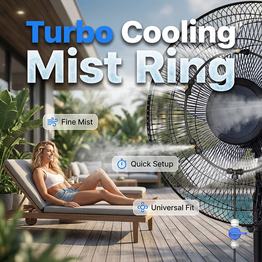 💨🧊 50% KORTING! Stop met het verplaatsen van warme lucht! Klik deze mistring op je ventilator, en hij spuugt een ultrafijne, ijskoude nevel die je huid in seconden afkoelt – alsof je ventilator ineens airco heeft!