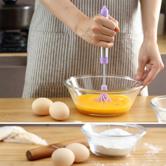 🥚🌀 50% KORTING! Alsof je een tornado in je hand hebt die eiwitten in 30 seconden tot pieken slaat! Deze halfautomatische garde met comfortabele grip doet al het werk terwijl jij ontspannen toekijkt – geen zere armen meer, alleen luchtige perfectie!