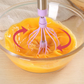 Hand Push Semi-Automatic Whisker with Comfortable Grip