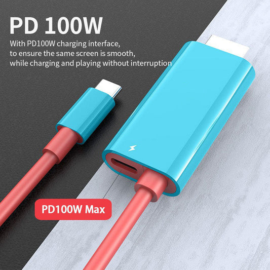 📱➡️🖥️ 50% KORTING! Stop met turen alsof je een arendsoog nodig hebt! Deze 2m USB-C naar HDMI-kabel met PD tovert je Switch, tablet of telefoon om in een volwaardige console – spelen en opladen tegelijk, zonder lag!