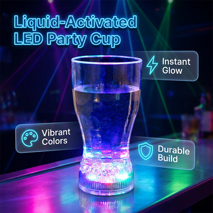 🎉💡 50% KORTING! Stop met je te vervelen op je eigen feest! Zodra je deze premium crystal-clear cup vult, knalt het ingebouwde LED-licht aan. Leeg? Gaat-ie vanzelf uit. Jij schenkt, hij schittert!