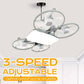 🛸🌬️ 50% KORTING! Stop met opstaan voor je ventilator! Deze drone-vormige E27 fanlamp met 3 snelheden, dimbaar LED-licht en een afstandsbediening maakt van jouw plafond een commandocentrum – jij ligt, hij draait, iedereen koel.