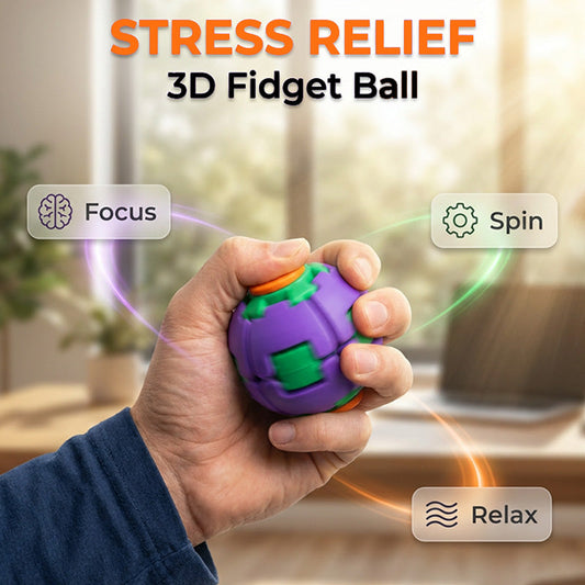 🧠💥 50% KORTING! Stop met het kapotklikken van je pen tijdens meetings! Deze stille 3D fidgetbal met premium schaal absorbeert elke zenuw, boost je focus, en overleeft elke frustratie – zonder dat iemand het merkt!