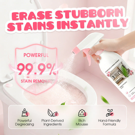 🧼✨ 50% KORTING! Stop met schrobben! Deze multifunctionele badkamerreiniger verwijdert kalk, zeepresten en watervlekken moeiteloos – krasvrij, met frisse plantengeur en geschikt voor glas, tegel, kraan en toilet.