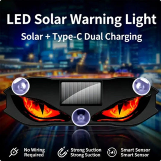 Zonne-energie LED Autowaarschuwingslicht