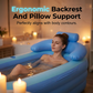 🛁🏕️ 50% KORTING! Geen verbouwing, geen loodgieter. Dit compacte opblaasbare bad met ingebouwd kussen en isolatie tovert elke kamer of tuin om tot je persoonlijke spa.