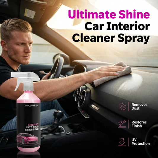 🚗💨 50% KORTING! Stop met het schrobben van je dashboard alsof je de vloer van een garage dweilt! Deze multifunctionele interieurspray met fijne nevel reinigt leder, plastic, rubber en stof – kersengeur erbij, nul residu!