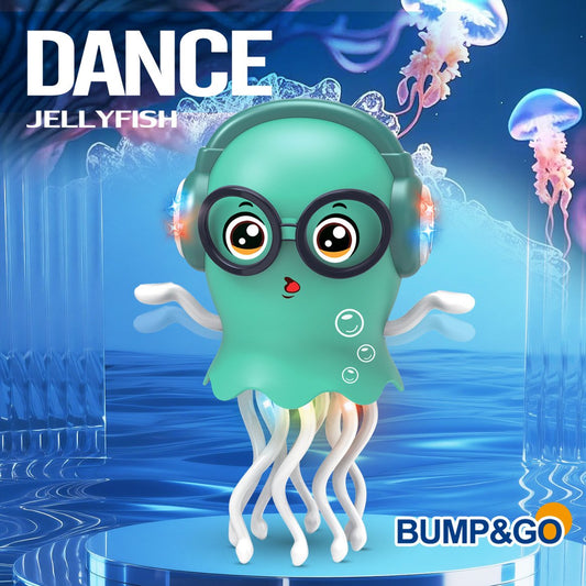 🎅🎁 50% KORTING! Alsof je een dansende kwal uit de oceaan plukt en in de badkamer loslaat! Dit elektrische speeltje danst, draait en licht op in alle kleuren – het perfecte kerstcadeau waar kinderen uren naar staren!