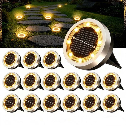 🌞✨ 50% KORTING! Alsof je 10 seconden nodig hebt om een sterrenhemel aan je voeten te toveren! Deze solar grondlampen drinken zon, schijnen de hele nacht, en overleven elke storm.