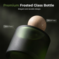🍵💎 50% KORTING! Stop met het ophangen van chemische geurboompjes! Deze frosted glass autoparfum met natuurlijke houten bal absorbeert de olie en verspreidt subtiele, continue luxe geur – zen op wielen.