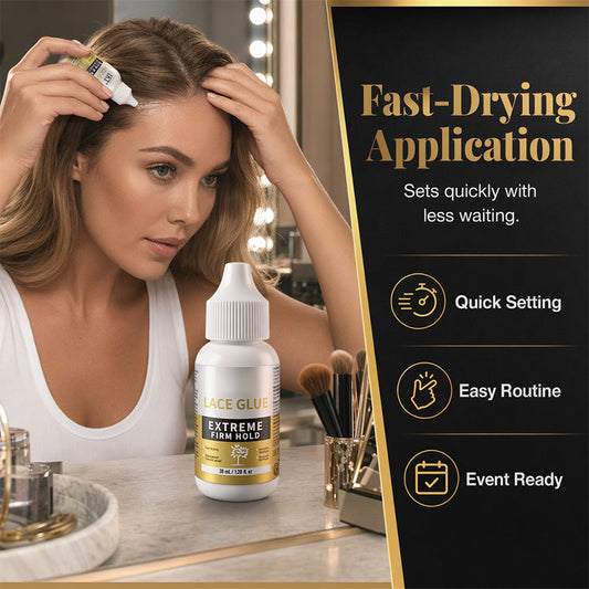 💇‍♀️💨 50% KORTING! Stop met het achtervolgen van je pruik in de wind! Lijm die je kant vastzet als een tweede huid – transparant, gifvrij.