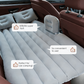 🚗💤 50% KORTING! Nooit meer oncomfortabel slapen in de auto! Dit opblaasbare reisbed met valbescherming en lekvrij dubbel ventiel maakt elke rit een droom – incl. pomp & kussens!