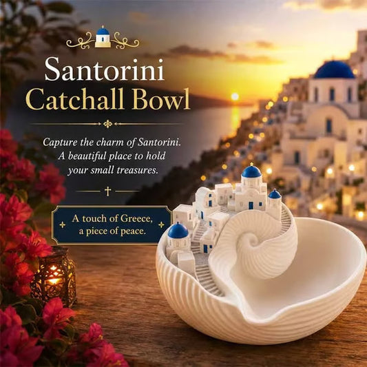 🌊🏝️ LAATSTE DAG 50% KORTING! Alsof je een stukje Santorini op je tafel tovert! Dit blauwe koepeldorpje bewaart je sieraden en sleutels in pure Mediterrane stijl – geen gewoon bakje, maar een Grieks eiland in huis!