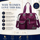 👜✨ 50% KORTING! Stop met het graaien naar je sleutels in een bodemloze tas! Waterdicht, 3 draagwijzen en slimme vakken voor je tablet, fles en make-up – altijd georganiseerd.
