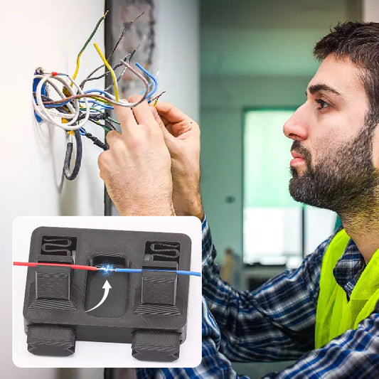 🔧⚡🎉 Nu tijdelijk: 1+1 gratis!! Stop met het trillen van je handen tijdens het solderen! Deze lasmal klemt élke draad precies goed – hittebestendig, compact, en altijd strak.