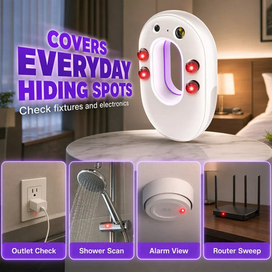 ⏳ FLITSALE! ✨ Scan en ontdek verborgen camera's – Must-have voor hotel, Airbnb of kantoor 🏨 – Ook te gebruiken als deuralarm – Nu 50% korting! 🎉