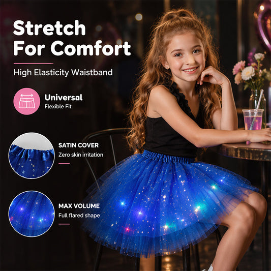 ✨💃 50% KORTING! Stop met het zoeken naar de perfecte feestoutfit! Deze LED-paillettenrok laat jou en je dochter stralen als nooit tevoren – één klik, en je steelt de spotlight op elk feest.