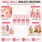 🎨🎯 50% KORTING! Stop met het rollen van ongelijke kleiballetjes! Deze 3D-geprinte set maakt 4 precisiematen in 1 beweging – perfect voor nagelkunst, oorbellen en mini-projecten.