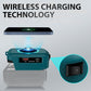 🔋📱 50% KORTING! Alsof je van elke 18V booraccu een draadloze powerbank tovert! Stop 'm erop, en je laadt je telefoon, laptop en camera overal op – zonder stopcontact, zonder gedoe.