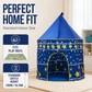 🏰✨ 50% KORTING! Alsof je een koninklijk kasteel in de woonkamer tovert waar je kind urenlang in verdwijnt! Met oproldeur, wasbaar, en overal mee naartoe – geen scherm, alleen fantasie.
