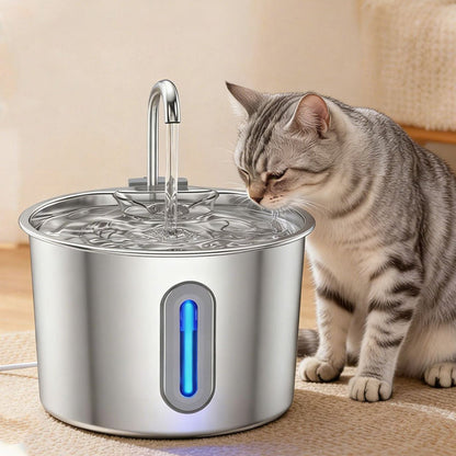 🐱💧 50% KORTING! Alsof je een roestvrijstalen waterval met ingebouwde sterilisator hebt die elke slok bacterievrij houdt! 2.2L, fluisterstil, en geen stilstaand water waar ziektes broeden – alleen fris, stromend leven.