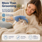 🐾🚫 50% KORTING! Stop met het plukken van huisdierharen van je kleding! Deze dubbelzijdige trimhandschoen borstelt je kat of hond en verzamelt alle losse haren in één beweging – direct schoon, direct knuffelklaar.