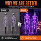 🎃☀️ 50% KORTING! Stop met het jaloers kijken naar de Halloween-tuin van de buren! Deze solar skeletlampen laaien 's nachts op en maken van jouw oprit de engste plek van de straat.