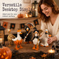 🎃BORING HALLOWEEN DECOR?🎃 Spooky Duck Set – Hand-Painted, 5 Characters, Weather-Resistant – For Shelves, Desks & Outdoors! 🦇