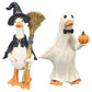 🎃BORING HALLOWEEN DECOR?🎃 Spooky Duck Set – Hand-Painted, 5 Characters, Weather-Resistant – For Shelves, Desks & Outdoors! 🦇