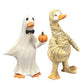 🎃BORING HALLOWEEN DECOR?🎃 Spooky Duck Set – Hand-Painted, 5 Characters, Weather-Resistant – For Shelves, Desks & Outdoors! 🦇
