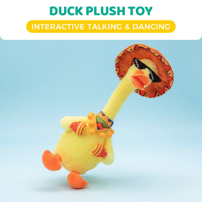 😂🦆 Stop met stil speelgoed! Dé interactieve eend danst, praat en gloeit – stimuleert taal en beweging, en is heerlijk zacht om te knuffelen. 50% KORTING!