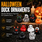 🎃💀 50% KORTING! Stop met die saaie plastic pompoenen! Deze spooky resin eendjes stelen de show – van schedel-eend tot duiveltje, zet ze neer en je huis is direct Halloween-proof.