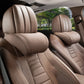 🚗💤 Universeel auto nekkussen | Ergonomisch traagschuim | PU-leer, ademend | Verstelbare banden, blijft zitten | Luxe lychee-textuur | 50% KORTING!
