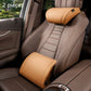🚗💤 Universeel auto nekkussen | Ergonomisch traagschuim | PU-leer, ademend | Verstelbare banden, blijft zitten | Luxe lychee-textuur | 50% KORTING!