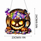 Halloween DIY Glitterkunst Hangende Ornament Kit