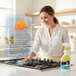 🍋🧴 Krachtige schuimende keukenontvetter | Lost hardnekkig vet op, geen schrobben | High-pressure schuimspuit | Citroengeur, ergonomische fles | 500g | 50% KORTING!