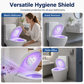 🚽📏 UVC-toiletsterilisator | Slimme sensor | Hartvormig design | 83×75×24,5 mm | Wit/roze | Type-C oplaadbaar | 50% KORTING!