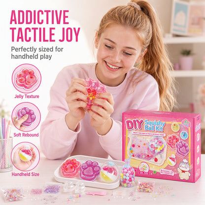 🐱💖 50% KORTING! Weg met schermverveling! Met deze DIY squishy kit maken kids hun eigen katjes-squishy – zelf maken, heerlijk knijpen, en zó schattig dat ze 'm nooit meer loslaten!