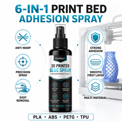 🖨️💪 50% KORTING! Stop met mislukte prints door warping! Deze 3D-printer lijmspray houdt je model muurvast op het printbed – geen loslatende hoeken, perfecte eerste laag elke keer!